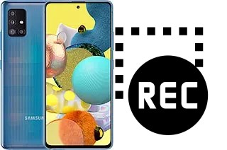 Record screen in Samsung Galaxy A51 5G UW