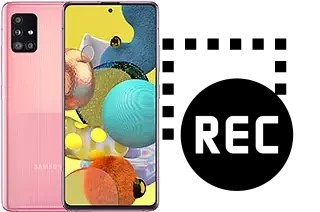 Record screen in Samsung Galaxy A51 5G