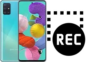 Record screen in Samsung Galaxy A71