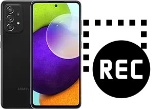 Record screen in Samsung Galaxy A52