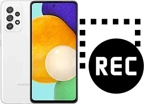 Record screen in Samsung Galaxy A52 5G