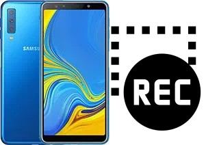 Record screen in Samsung Galaxy A7 (2018)