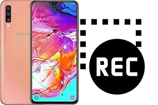 Record screen in Samsung Galaxy A70