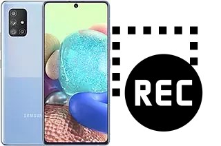 Record screen in Samsung Galaxy A71 5G UW