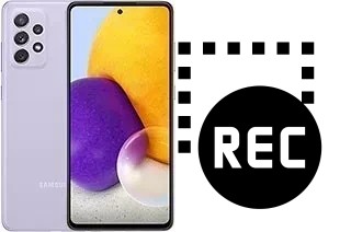 Record screen in Samsung Galaxy A72 5G