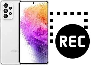 Record screen in Samsung Galaxy A73 5G