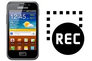 Record screen in Samsung Galaxy Ace Plus S7500