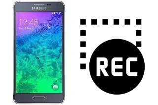 Record screen in Samsung Galaxy Alpha (S801)