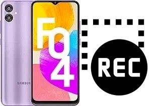 Record screen in Samsung Galaxy F04