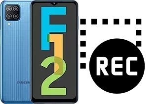 Record screen in Samsung Galaxy F12