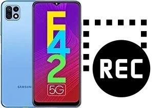 Record screen in Samsung Galaxy F42 5G