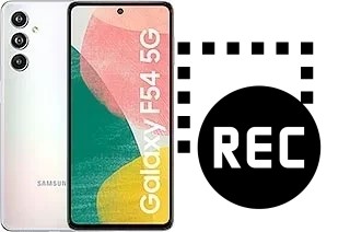 Record screen in Samsung Galaxy F54