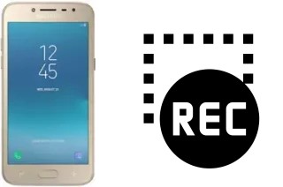 Record screen in Samsung Galaxy J2 (2018)