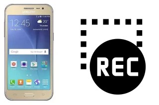 Record screen in Samsung Galaxy J2 DTV