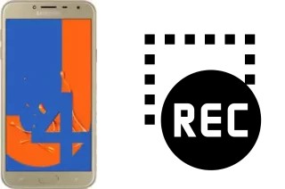 Record screen in Samsung Galaxy J4 (2018)