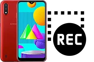 Record screen in Samsung Galaxy M01