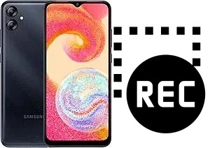 Record screen in Samsung Galaxy M04