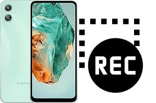 Record screen in Samsung Galaxy M05