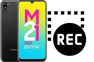 Record screen in Samsung Galaxy M21 2021