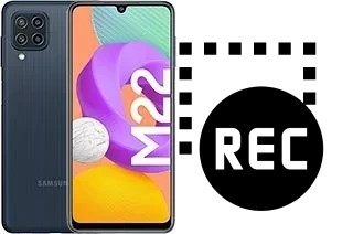 Record screen in Samsung Galaxy M22