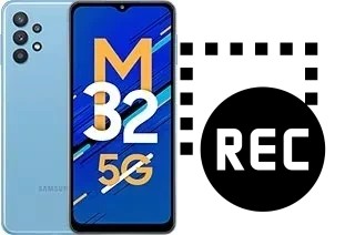 Record screen in Samsung Galaxy M32 5G