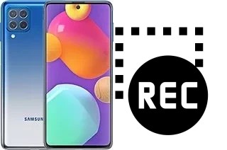 Record screen in Samsung Galaxy M62