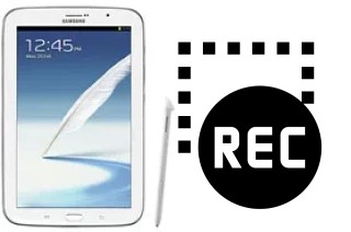 Record screen in Samsung Galaxy Note 8.0