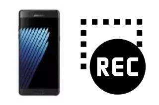 Record screen in Samsung Galaxy Note FE Exynos