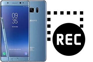 Record screen in Samsung Galaxy Note FE