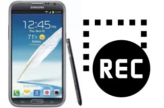 Record screen in Samsung Galaxy Note II CDMA