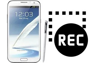 Record screen in Samsung Galaxy Note II N7100