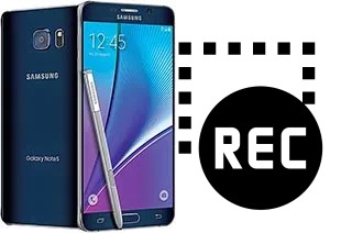 Record screen in Samsung Galaxy Note5 (USA)