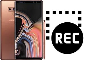 Record screen in Samsung Galaxy Note9