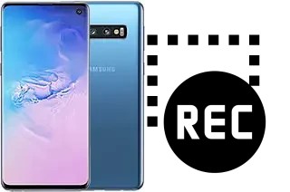 Record screen in Samsung Galaxy S10