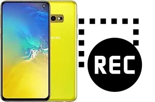 Record screen in Samsung Galaxy S10e