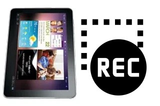 Record screen in Samsung P7500 Galaxy Tab 10.1 3G