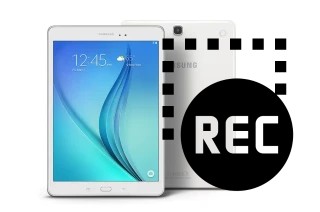 Record screen in Samsung Galaxy Tab A 9.7