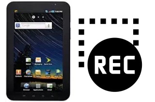 Record screen in Samsung Galaxy Tab CDMA P100