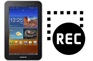 Record screen in Samsung P6200 Galaxy Tab 7.0 Plus