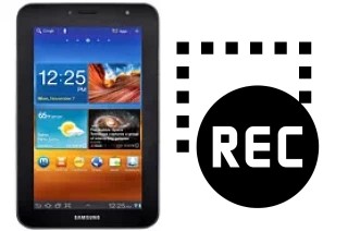 Record screen in Samsung P6210 Galaxy Tab 7.0 Plus