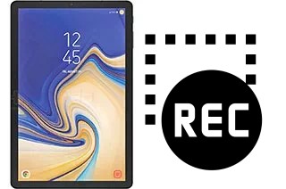 Record screen in Samsung Galaxy Tab S4 10.5