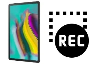 Record screen in Samsung Galaxy Tab S5e LTE