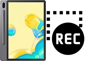 Record screen in Samsung Galaxy Tab S6 5G