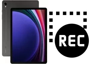 Record screen in Samsung Galaxy Tab S9