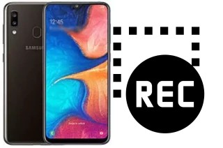 Record screen in Samsung Galaxy Wide4