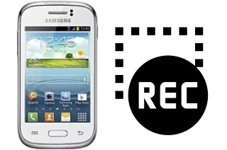 Record screen in Samsung Galaxy Young S6310