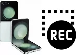 Record screen in Samsung Galaxy Z Flip5