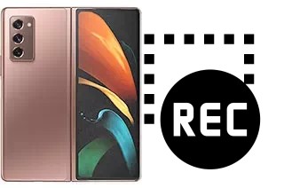 Record screen in Samsung Galaxy Z Fold2 5G