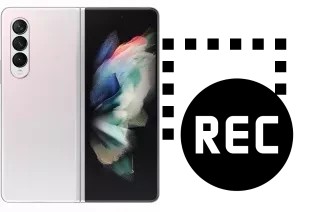 Record screen in Samsung Galaxy Z Fold3 5G