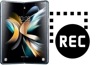 Record screen in Samsung Galaxy Z Fold4